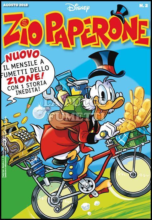 ZIO PAPERONE #     6 - ZIO PAPERONE 2 + MONETA D'AUTORE DI PAPEROPOLI